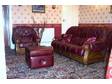Burgundy Leather Suit. Large 3 Seat Settee,  1 Chair &....