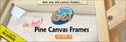 Canvas Frames,  Stretcher bars and complete range of accessories
