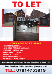 4000 Sq.ft Industrial Unit With Parking TO LET